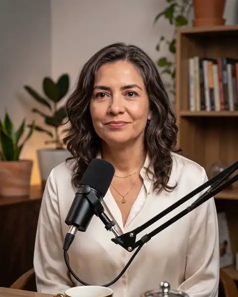 Elena en el estudio de Bienestar 40+
